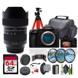 Leica - Super-Vario-Elmarit-SL 14-24mm f/2.8 ASPH. Lens (L-Mount) + Bundle - Black