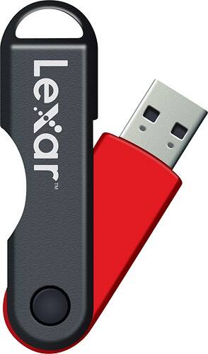 Front Standard. Lexar - JumpDrive TwistTurn 4 GB USB 2.0 Flash Drive.