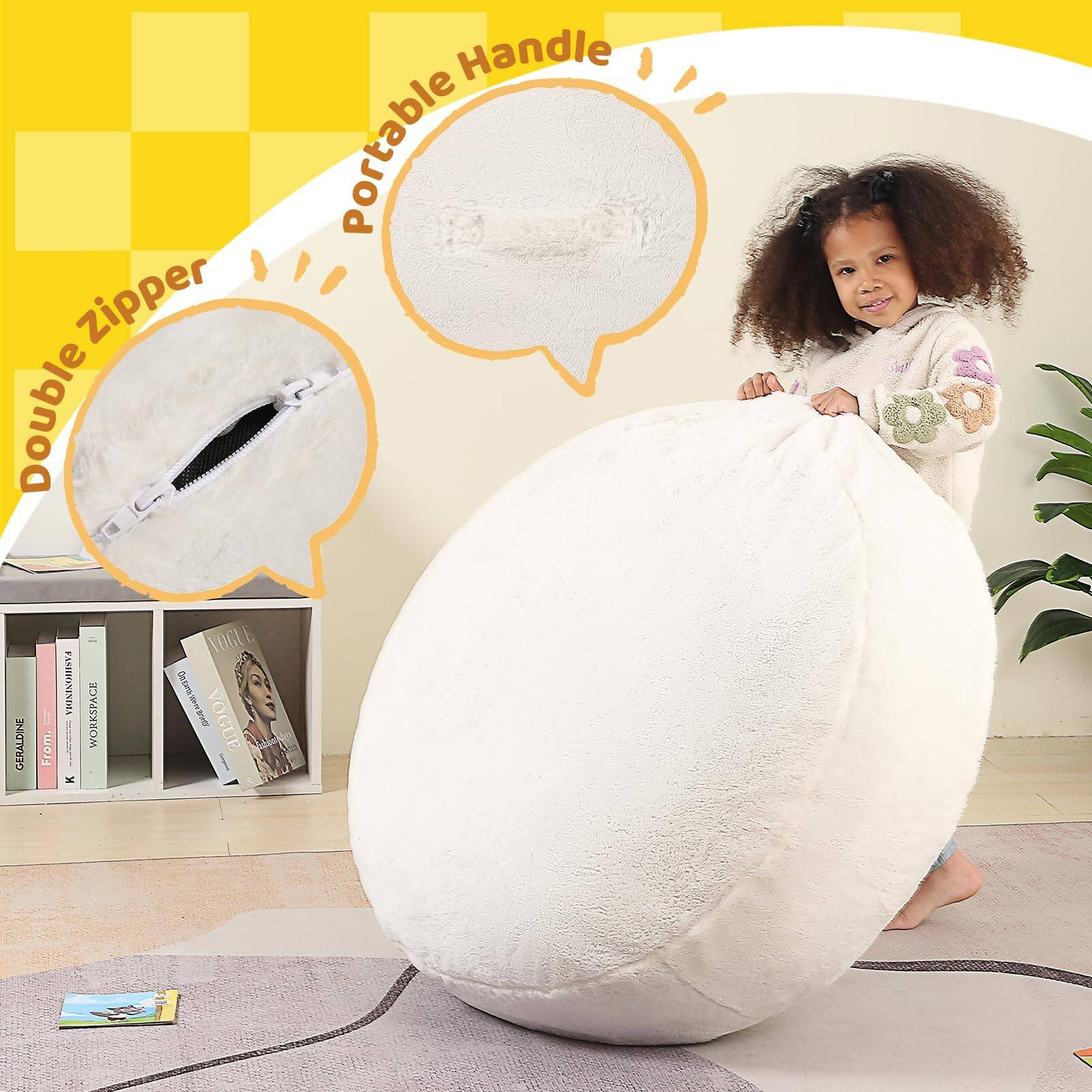 Double Zipper  
Portable Handle