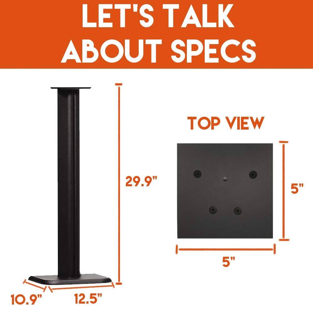 LET'S TALK ABOUT SPECS
TOP VIEW
29.9"
5"
5"
10.9"
12.5"