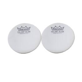 Remo - Falam Patch 2.5" Diameter 2-Piece Pack with Self-Adhesive Backing and Kevlar Construction