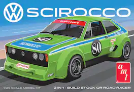 PopMarket - AMT Volkswagen Scirocco T/A Champ 1/25 Scale Model Kit - COLLECTIBLES - Multicolor