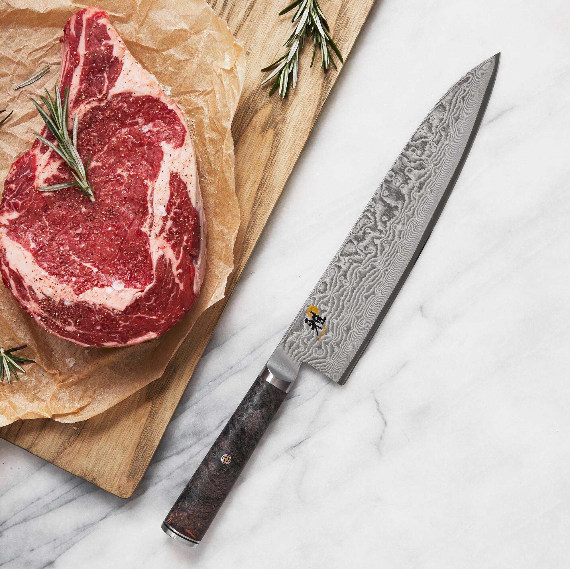 Alt View 1. Miyabi - Miyabi Black 5000MCD67 9.5-inch Chef's Knife - Black.