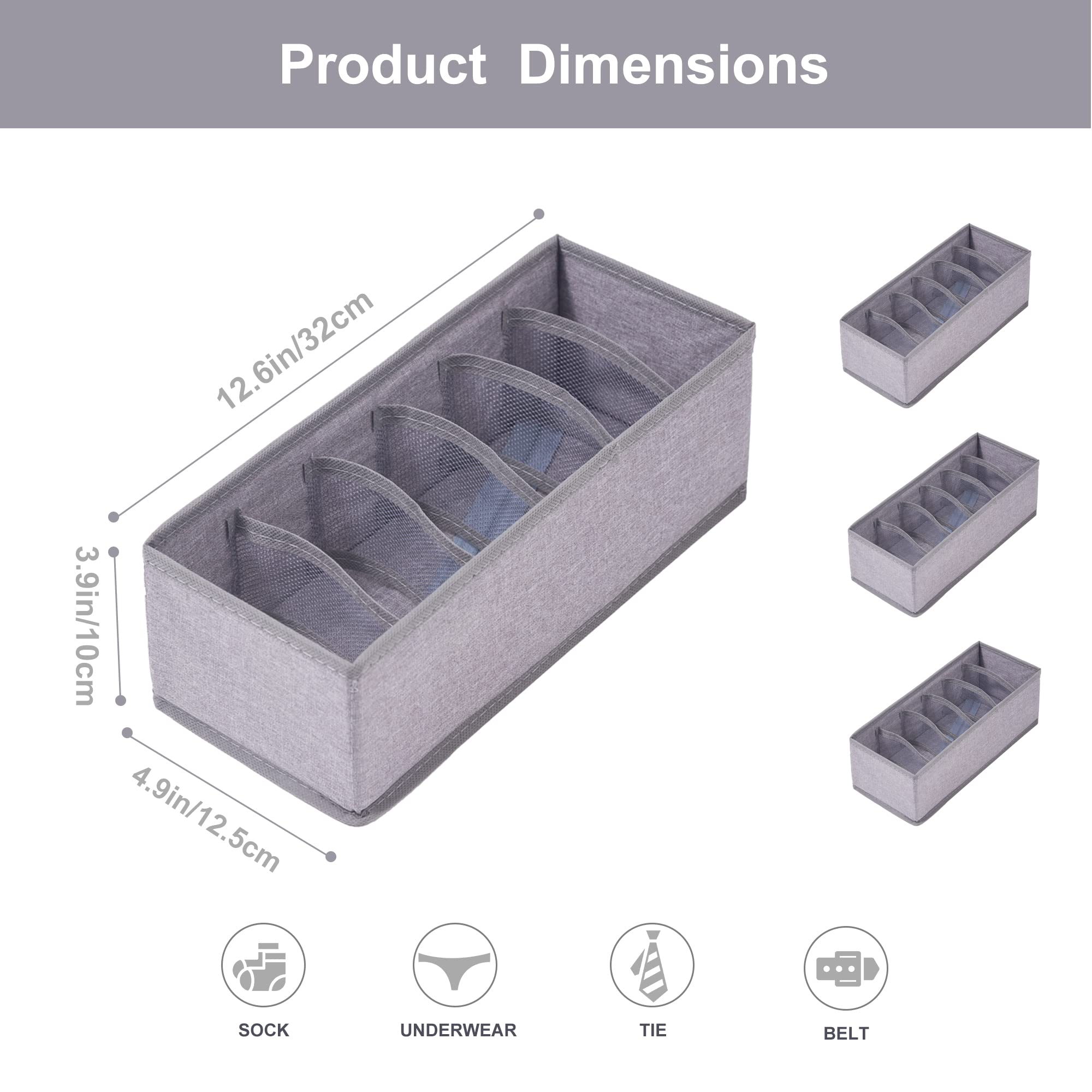 Product Dimensions

12.6in/32cm  
3.9in/10cm  
4.9in/12.5cm

SOCK  
UNDERWEAR  
TIE  
BELT