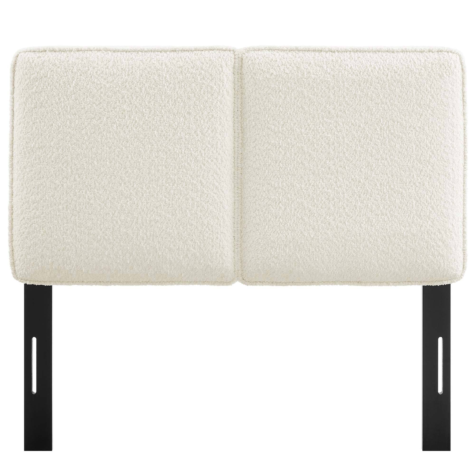 Alt View 1. Modway - Lindee Boucle Fabric Twin Headboard by Modway - Yellow.