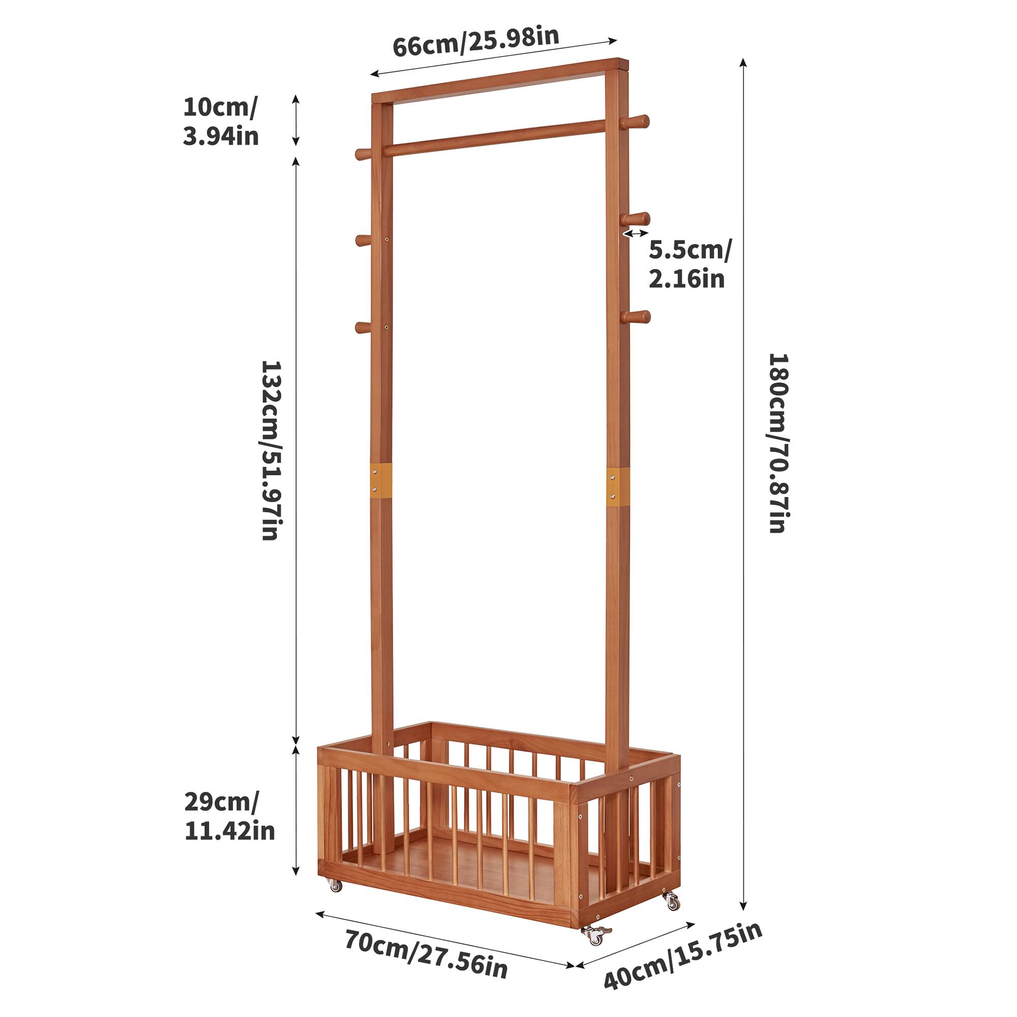 10cm/ 3.94in  
132cm/51.97in  
66cm/25.98in  
5.5cm/ 2.16in  
180cm/70.87in  
29cm/ 11.42in  
70cm/27.56in  
40cm/15.75in