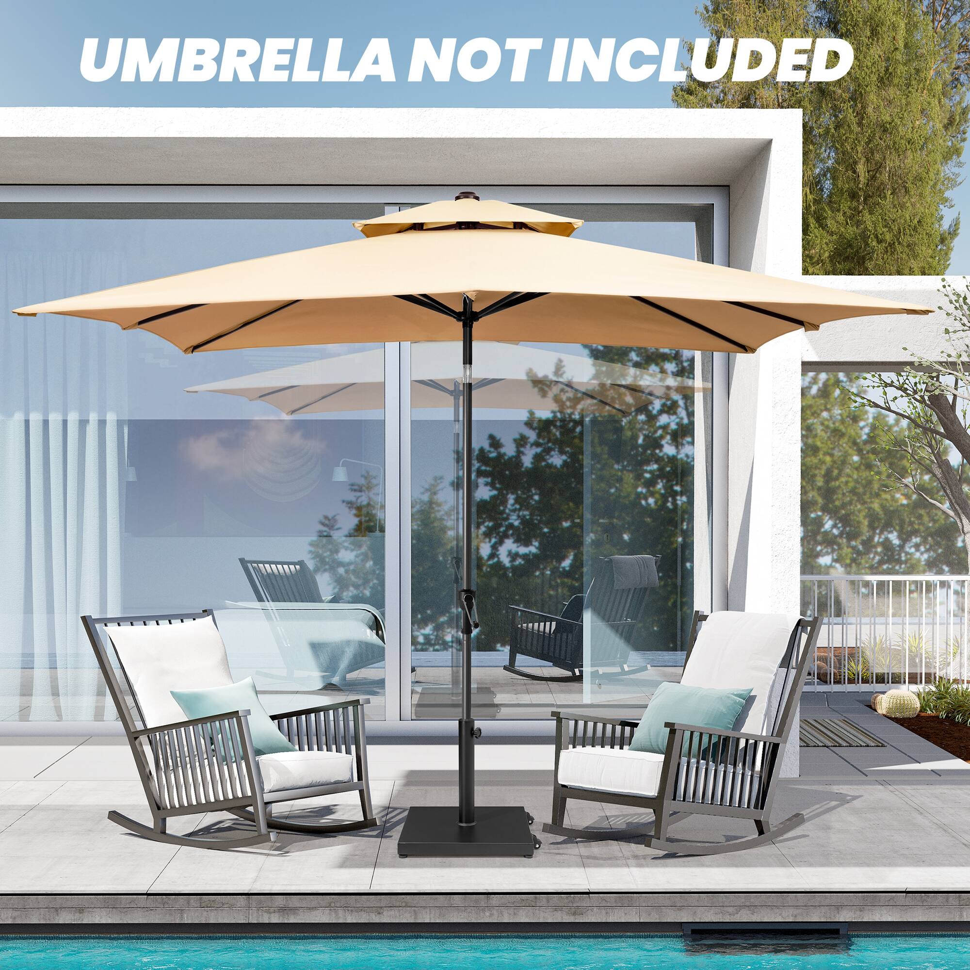 UMBRELLA NOT INCLUDED