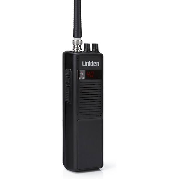Angle. Uniden - PRO401HH Professional Series 40 Channel Handheld CB Radio - Black.