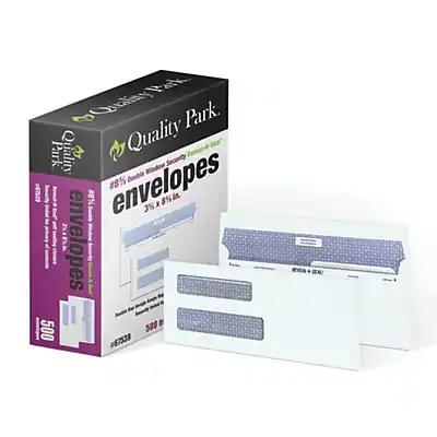Quality Park
#15 Double Security Envelopes
3¾" x 8½"
500 per box
#67539
RVA