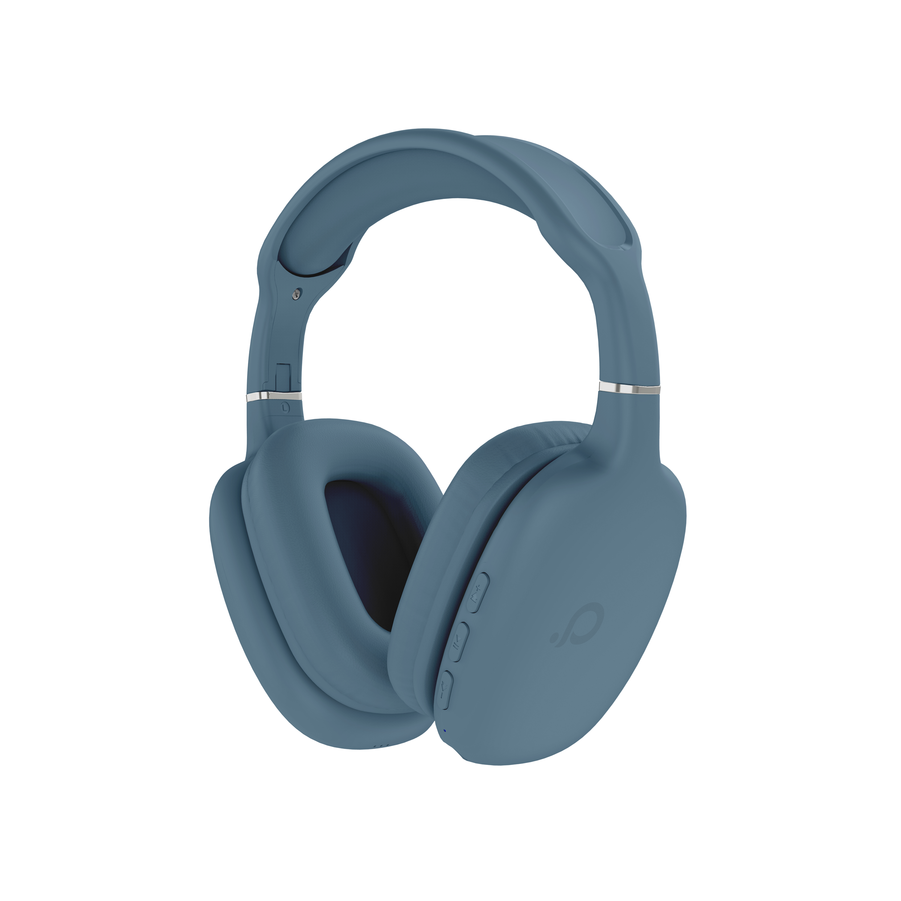 Left. PureBoom - Orbitz Wireless Over-the-Ear Headphones - Glacier Blue.