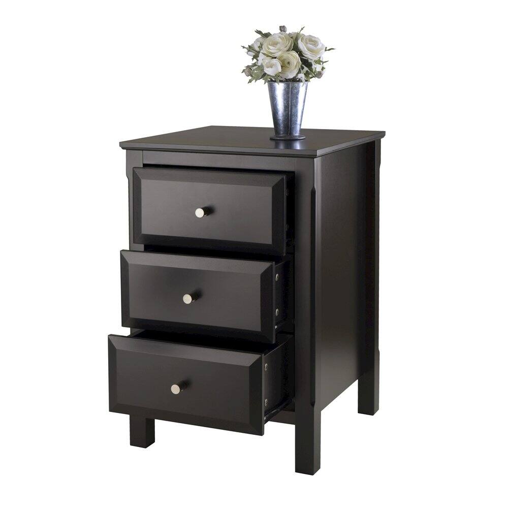Left. FurniFact - Accent Table - Black.