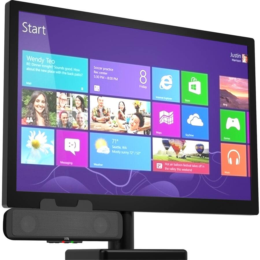 Start

Wendy Teo
RE: Dinner tonight? Sounds good. How about the new place with the back patio?

Soccer practice
Rec center
5:30 PM - 8:00 PM

8 Friday

Internet Explorer
Store
Maps
SkyDrive
Games
Music

Messaging
Weather

71°
Seattle, WA
Mostly sunny
72° / 53°

Hot air balloon festival takes off in the valley this weekend