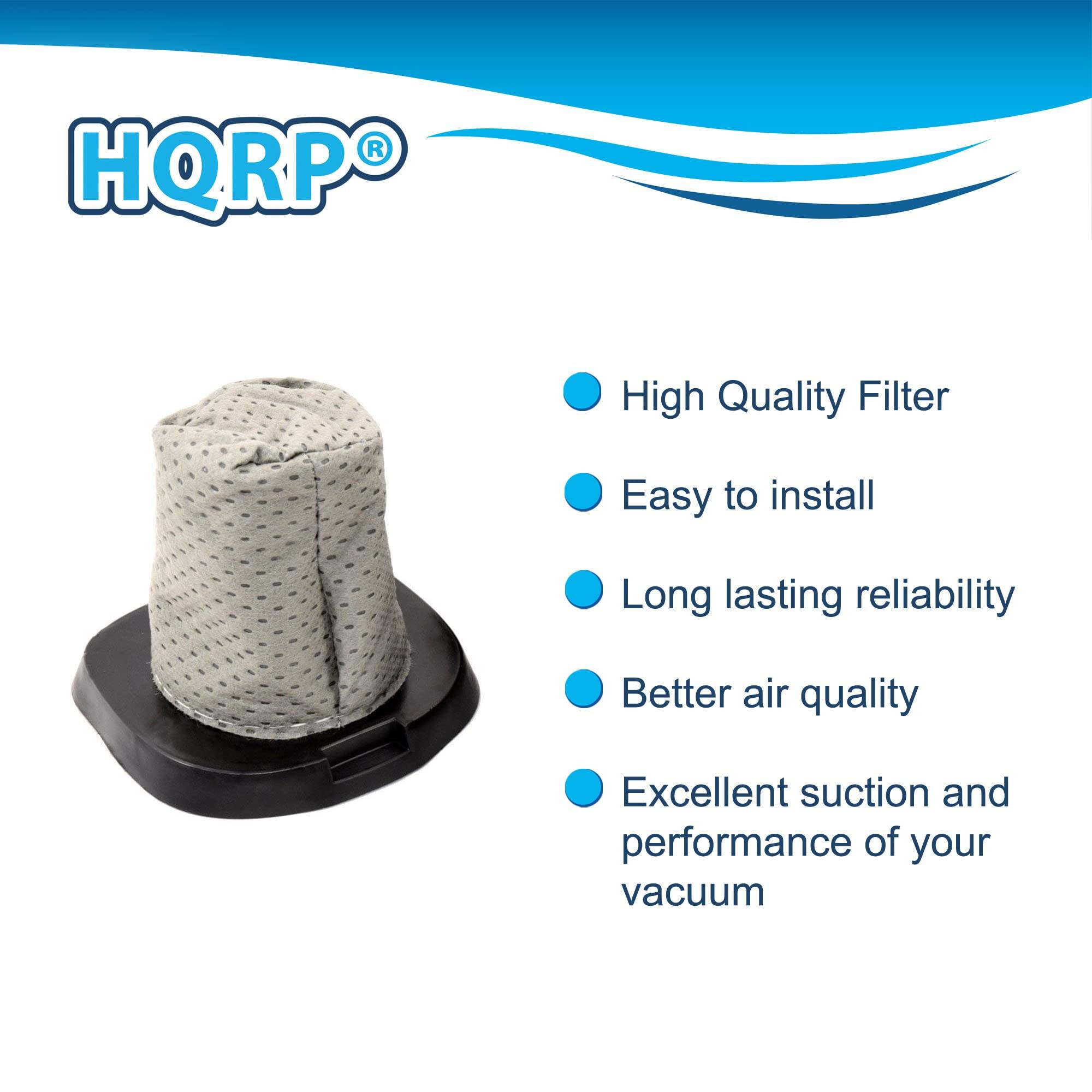 HQRP®

- High Quality Filter
- Easy to install
- Long lasting reliability
- Better air quality
- Excellent suction and performance of your vacuum