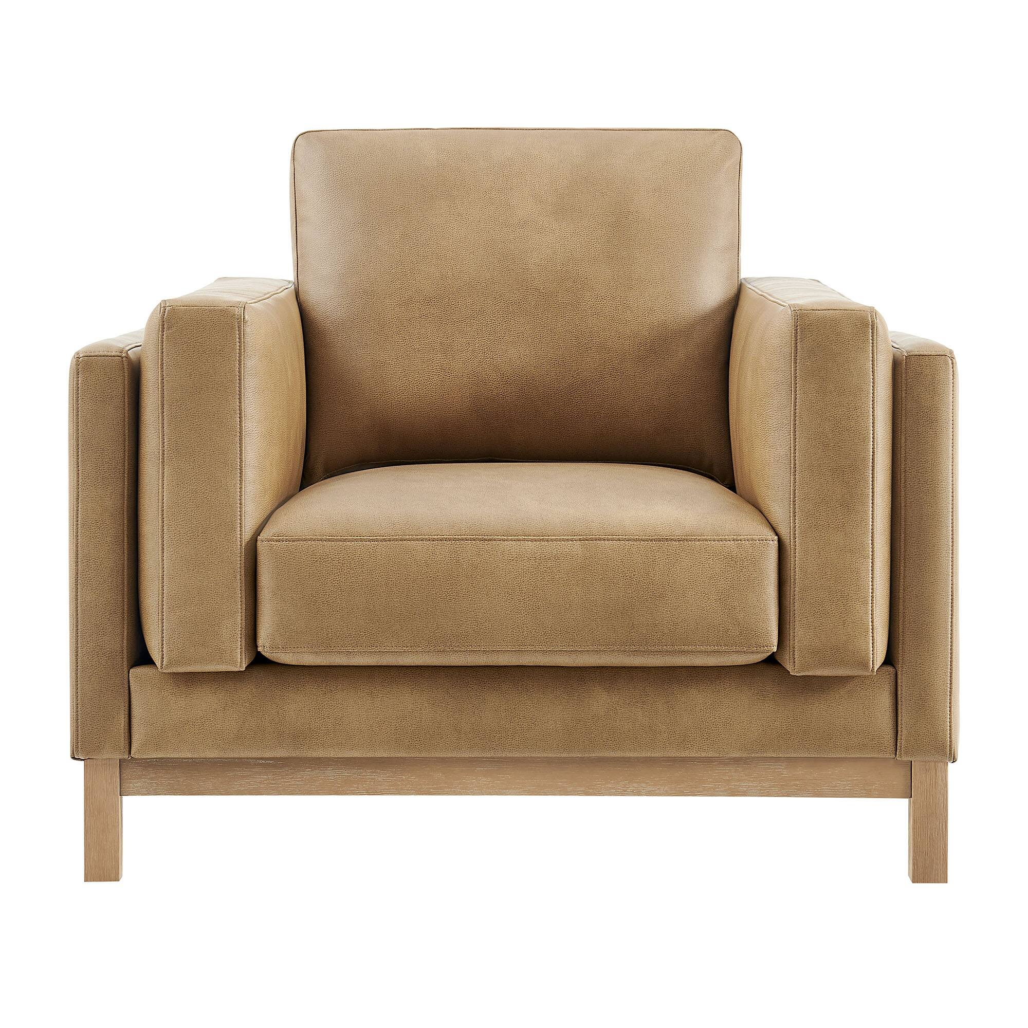 Alt View 5. Modway - Roscoe Upholstered Armchair - Toast.