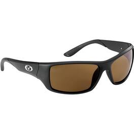 Flying Fisherman - Triton Polarized Sunglasses - Matte Black/Amber
