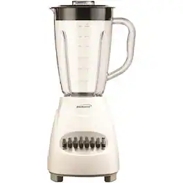 Brentwood - Jb-220w 50-ounce 12-speed + Pulse Blender - White