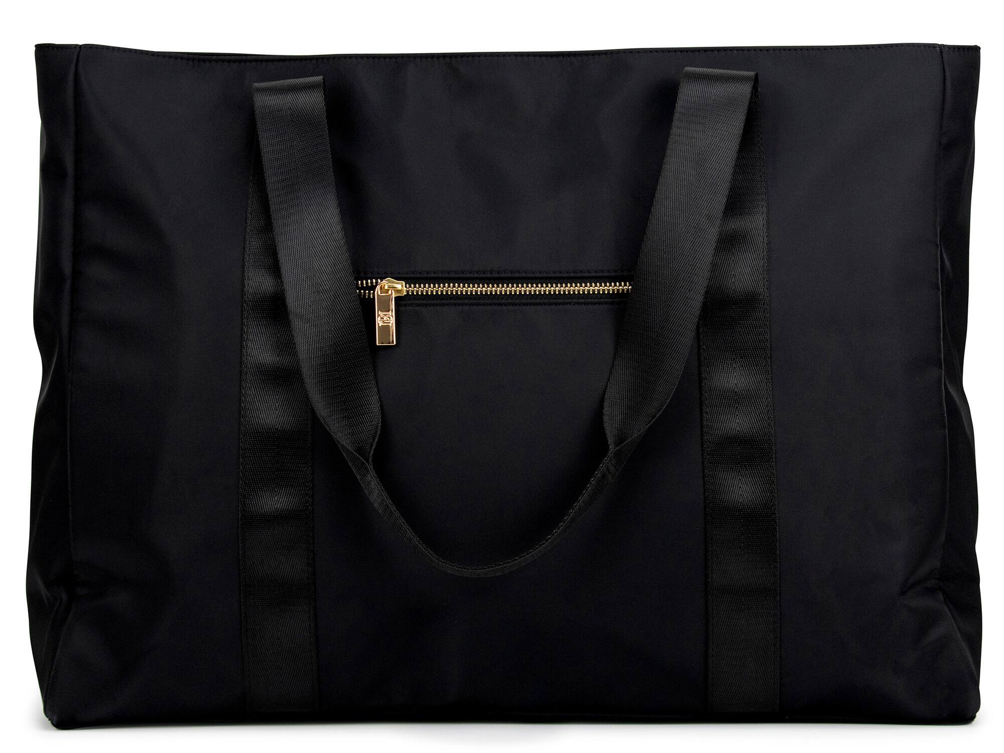 Back. Badgley Mischka - BADGLEY MISCHKA Nylon Weekender Duffel Bag | Black - Black.