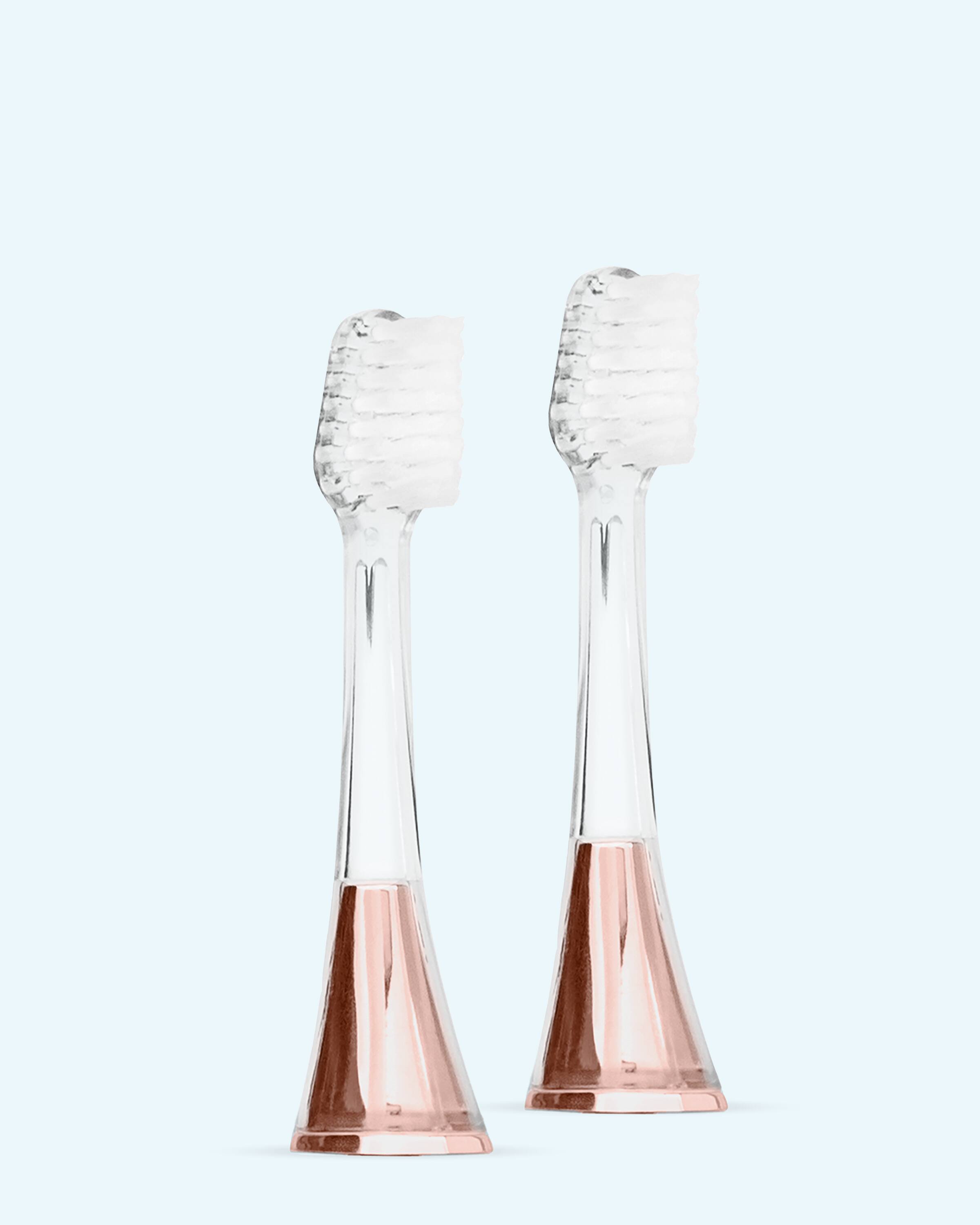 SuperSmile - Zina45 Sonic Pulse Toothbrush Replacement Heads (2 pack) - Rose Gold price history on PriceWatchPro
