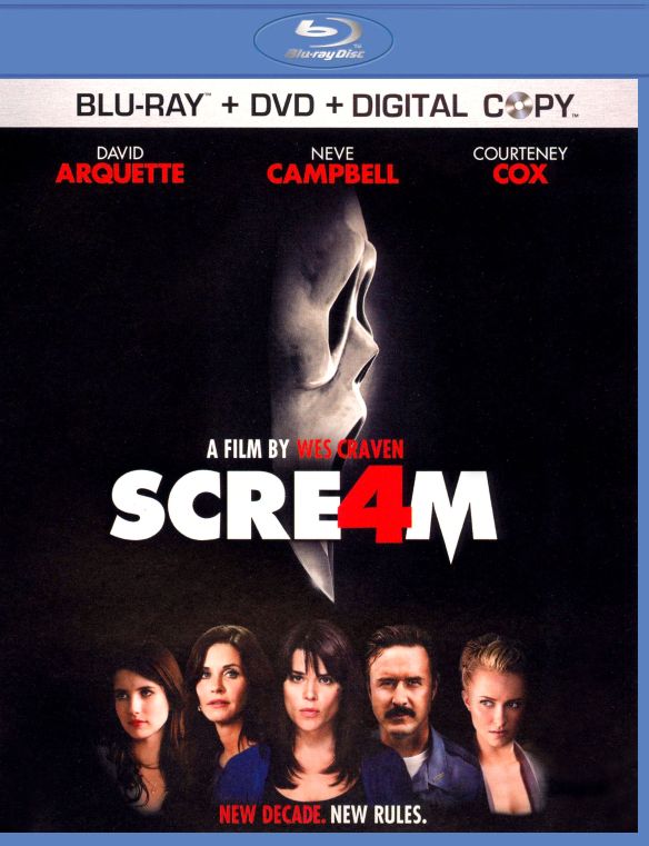  Scream 4 [2 Discs] [Includes Digital Copy] [Blu-ray/DVD] [2011]