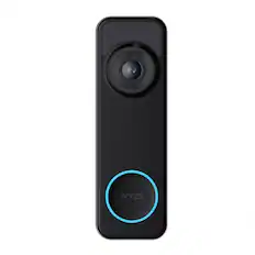 Front. Wyze - Battery Video Doorbell - Battery or Wired with 1536x1536 HD+, WiFi, Color Night Vision, Motion Detection, 2-Way Audio - Black.