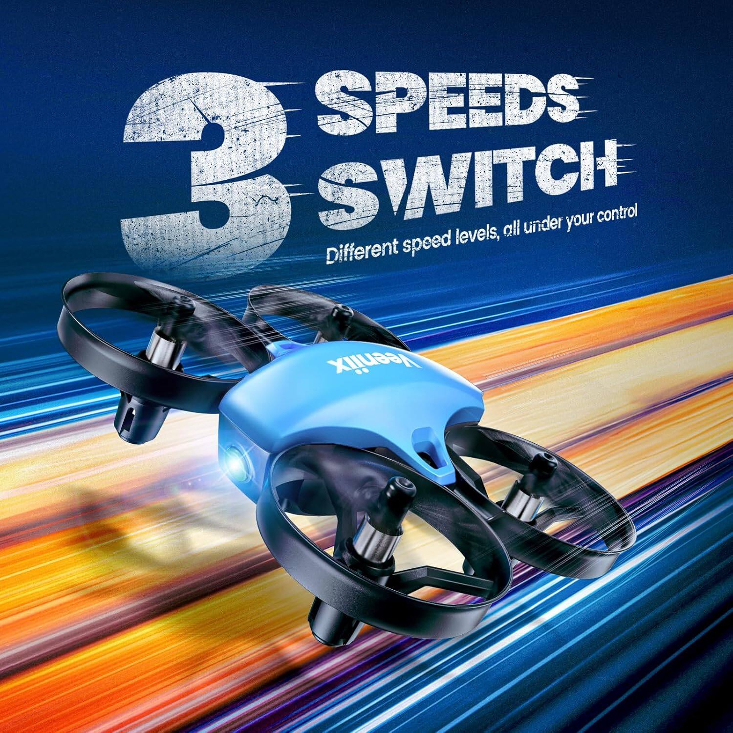 3 SPEEDS SWITCH  
Different speed levels, all under your control