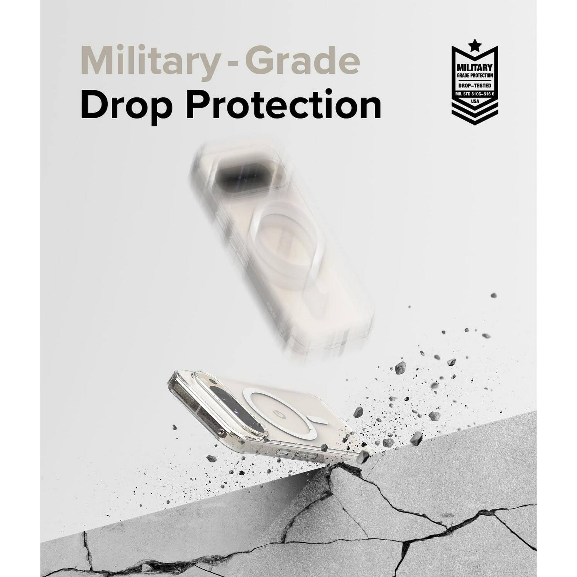 Military-Grade Drop Protection

MILITARY GRADE PROTECTION DROP-TESTED
MIL STD 810G-516
USA