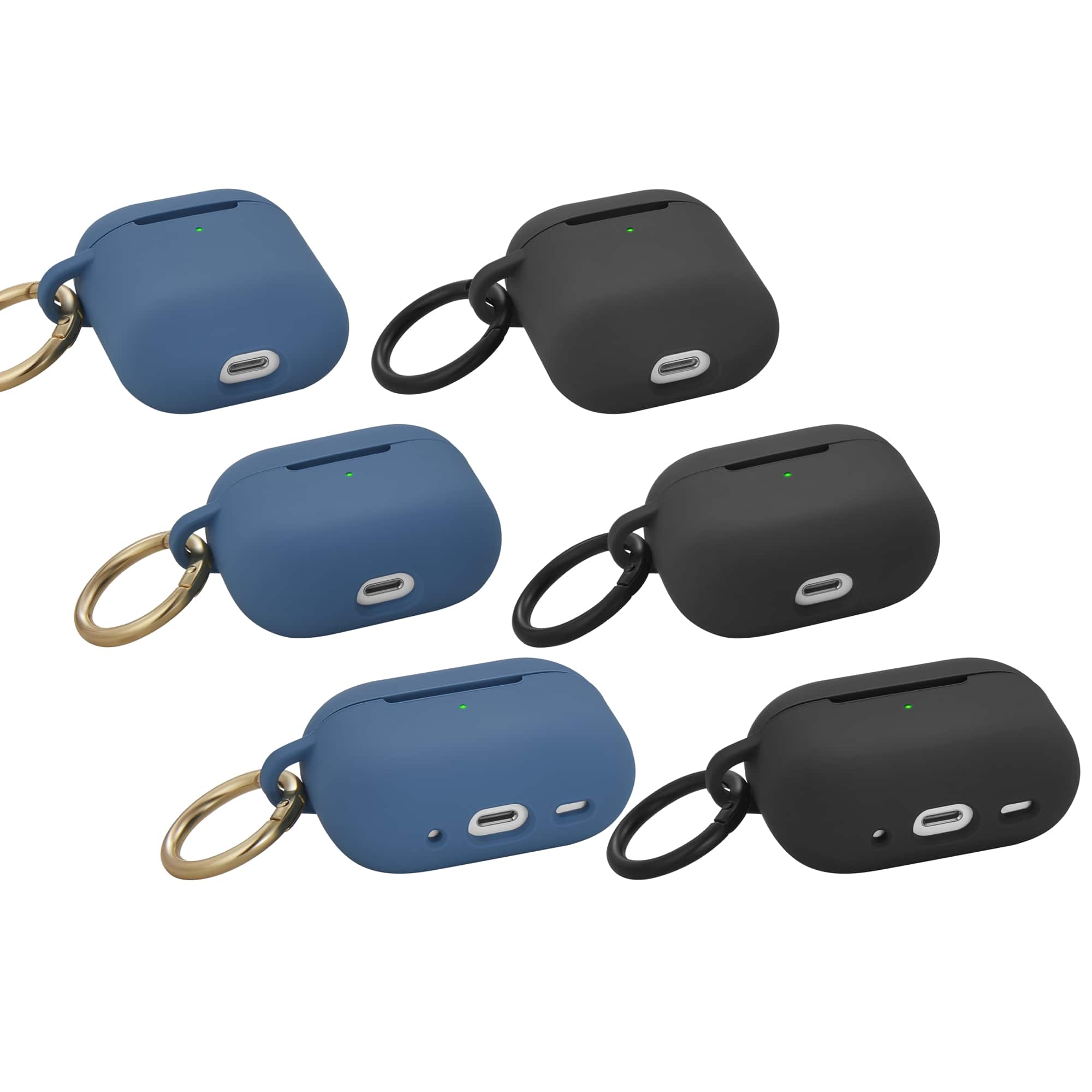 Alt View 18. Best Buy essentials™ - Silicone Case for Apple AirPods 3rd Generation - Black.