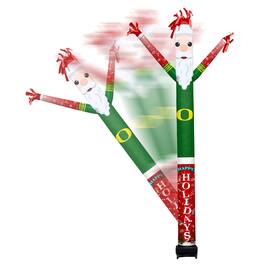Sporticulture - Oregon Ducks Santa Claus Inflatable Crazy Sports Fan - Green