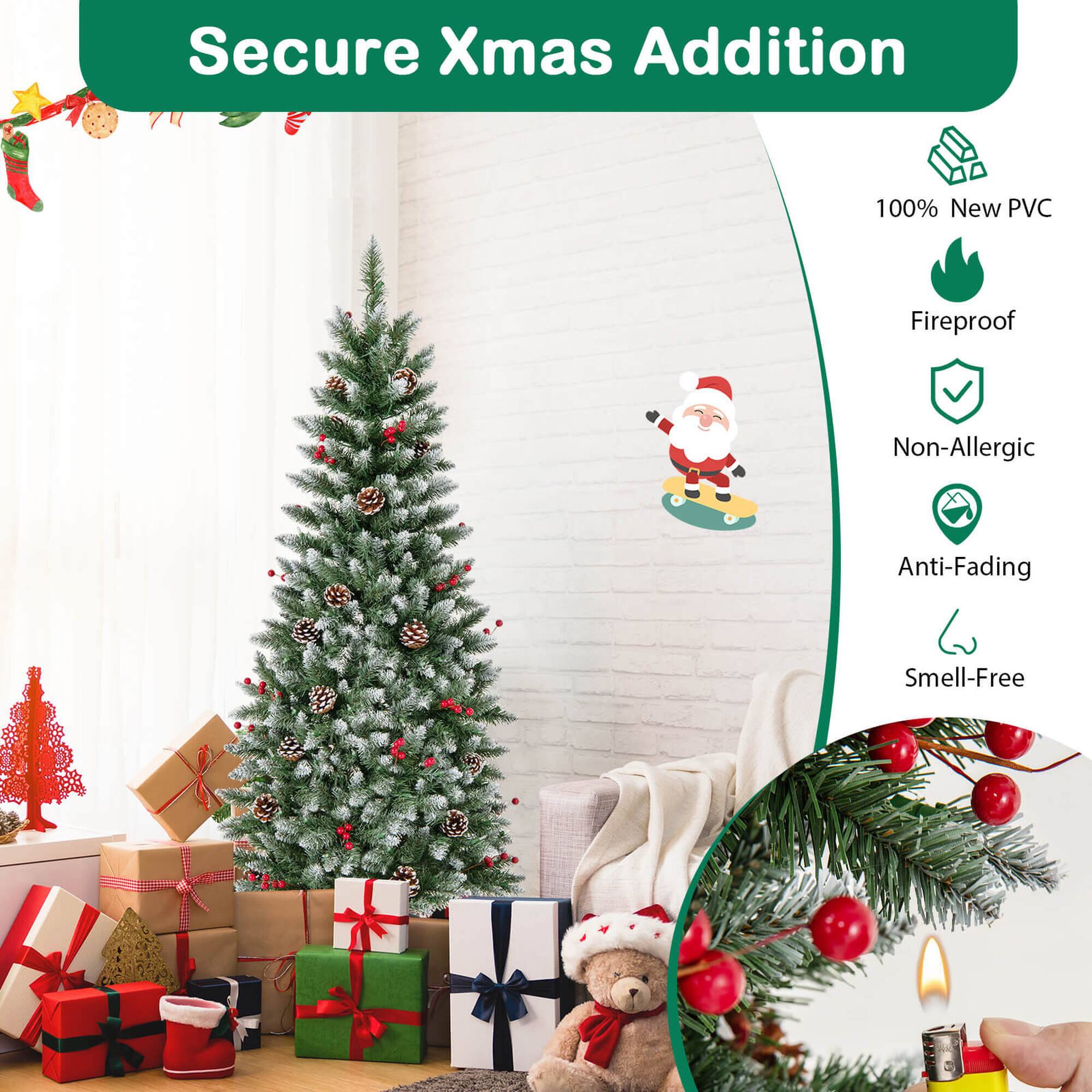 Secure Xmas Addition

- 100% New PVC
- Fireproof
- Non-Allergic
- Anti-Fading
- Smell-Free