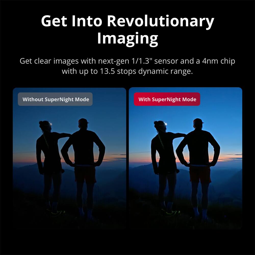 Get Into Revolutionary Imaging

Get clear images with next-gen 1/1.3" sensor and a 4nm chip with up to 13.5 stops dynamic range.

Without SuperNight Mode

With SuperNight Mode