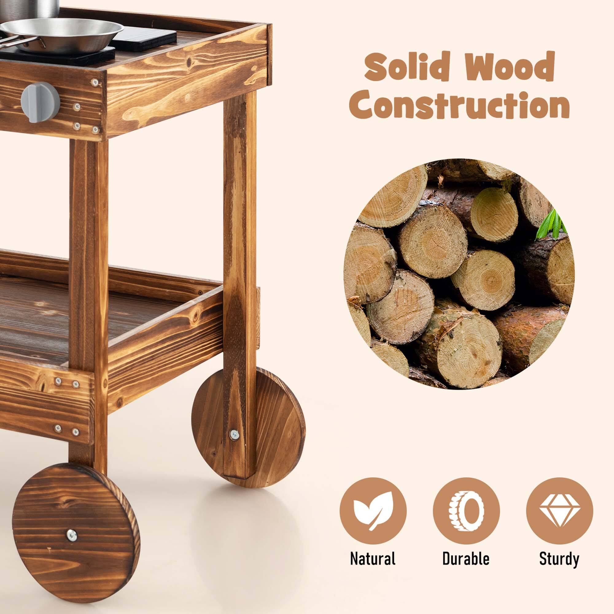 Solid Wood Construction

Natural  
Durable  
Sturdy