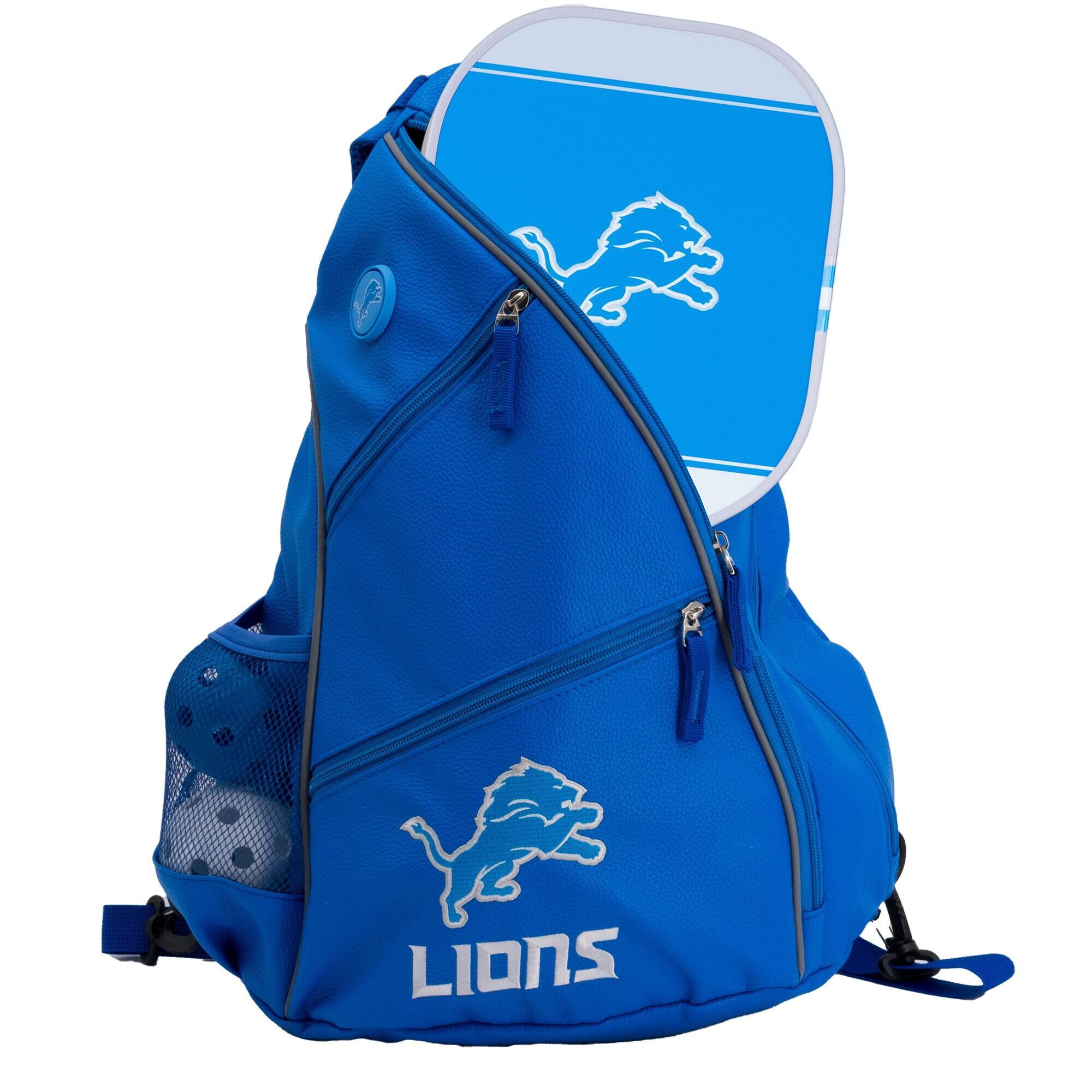Alt View 3. Team Golf - Detroit Lions Embroidered Team Backpack - Multicolor.