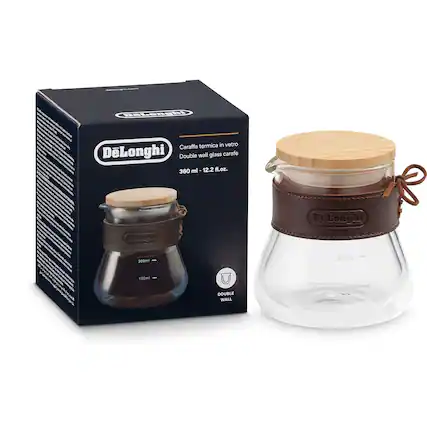 DeLonghi
Caraffa termica in vetro
Double wall glass carafe
360 ml - 12.2 fl.oz.
200ml
100ml
DOUBLE WALL