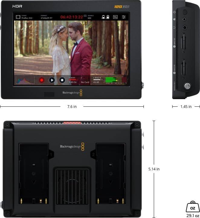 【新品】Blackmagic Video Assist 7” 12G HDR The New Blackmagic Design 12G 7-Inch Video Assist 4K Review