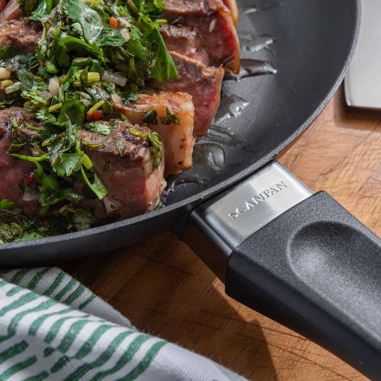 Alt View 5. Scanpan - Classic 10-1/4 Inch Nonstick Fry Pan - Black.