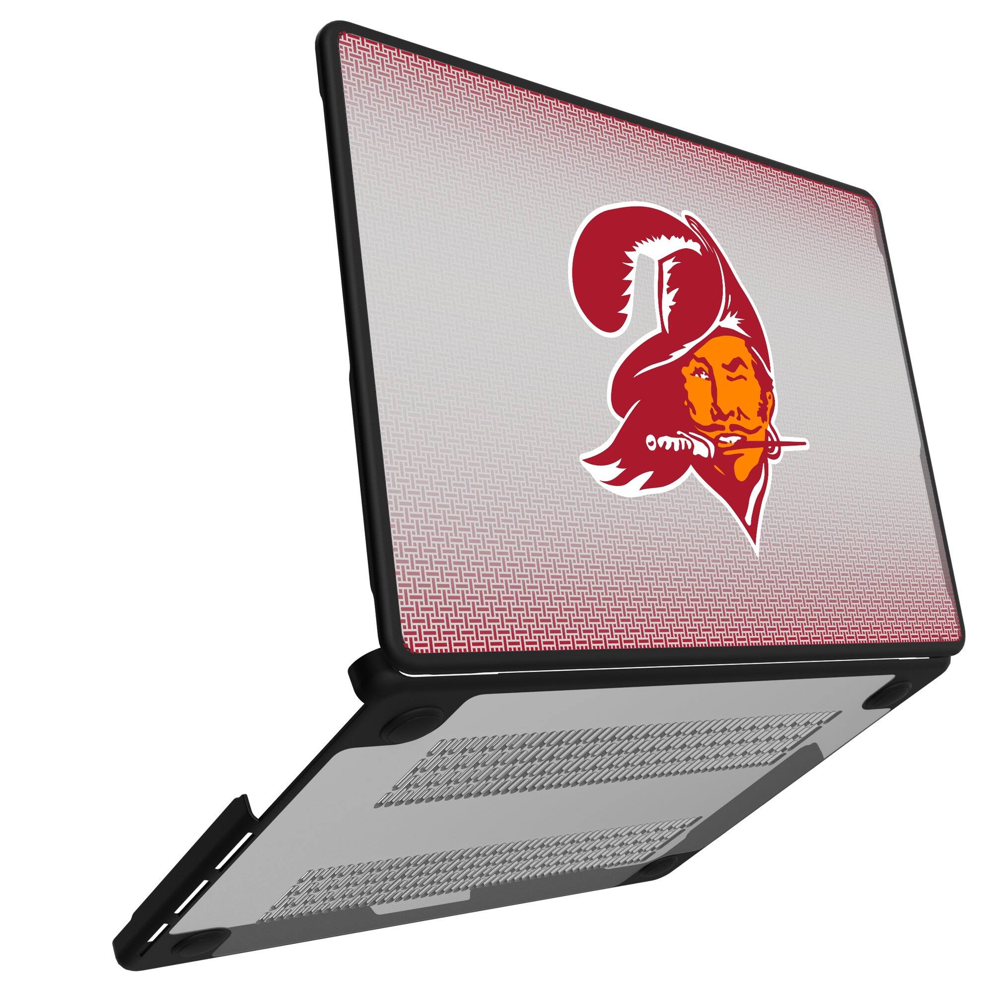 Alt View 1. Keyscaper - Tampa Bay Buccaneers Linen MacBook Case - Air 13 in - Multicolor.