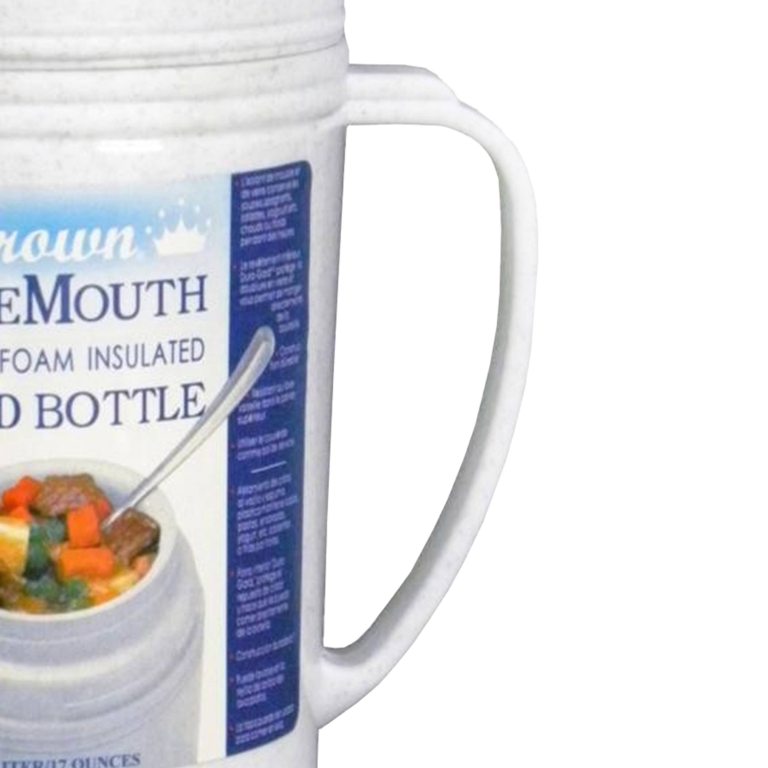 Brown Mouth Foam Insulated Bottle 17 Ounces