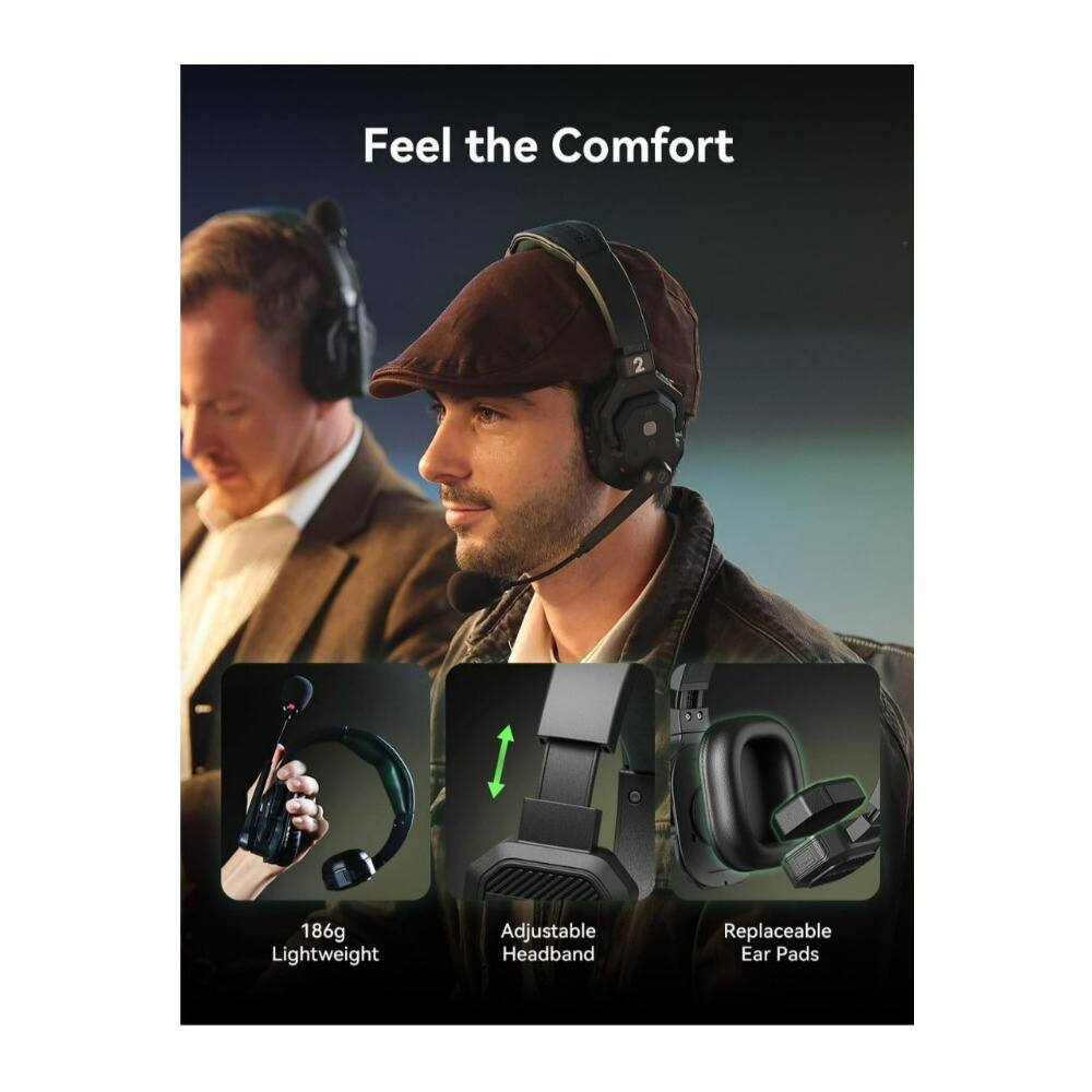 Feel the Comfort

186g Lightweight
Adjustable Headband
Replaceable Ear Pads