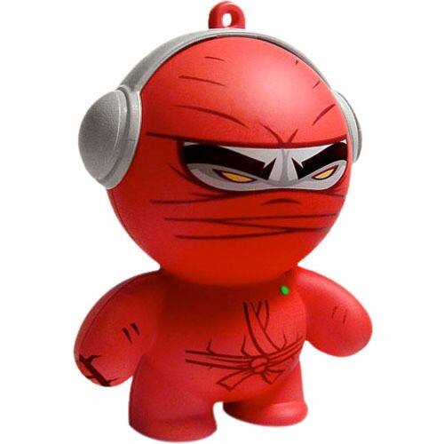 Front Standard. Mobi - Beatz Buddiez 2 W Home Audio Speaker System - iPod Supported - Red.