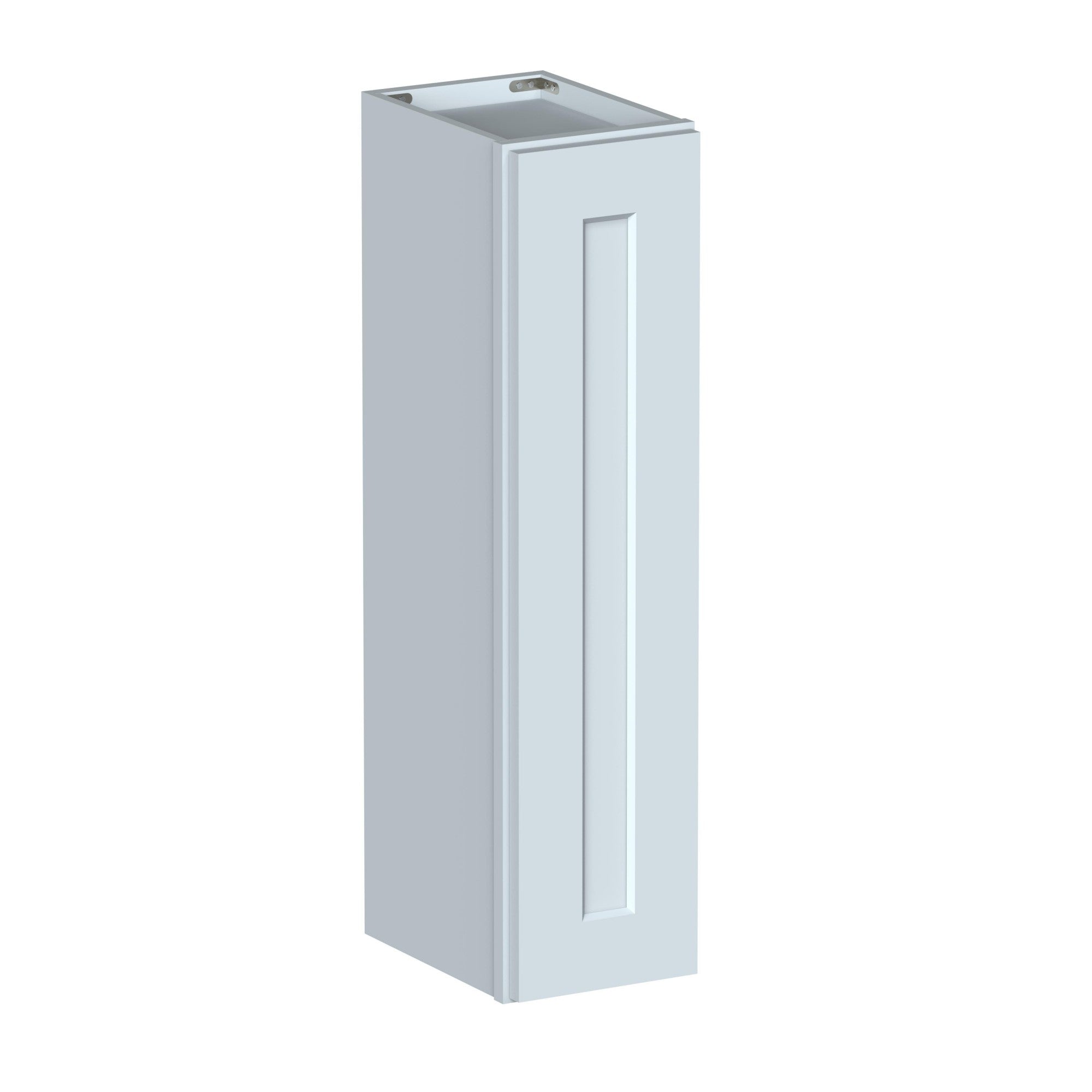 Alt View 1. Boyel Living - 9in.W x12in.D x36in.H Dove Gray WALL CABINET Fully assembled Cabinet With One HDF Door - Gray.