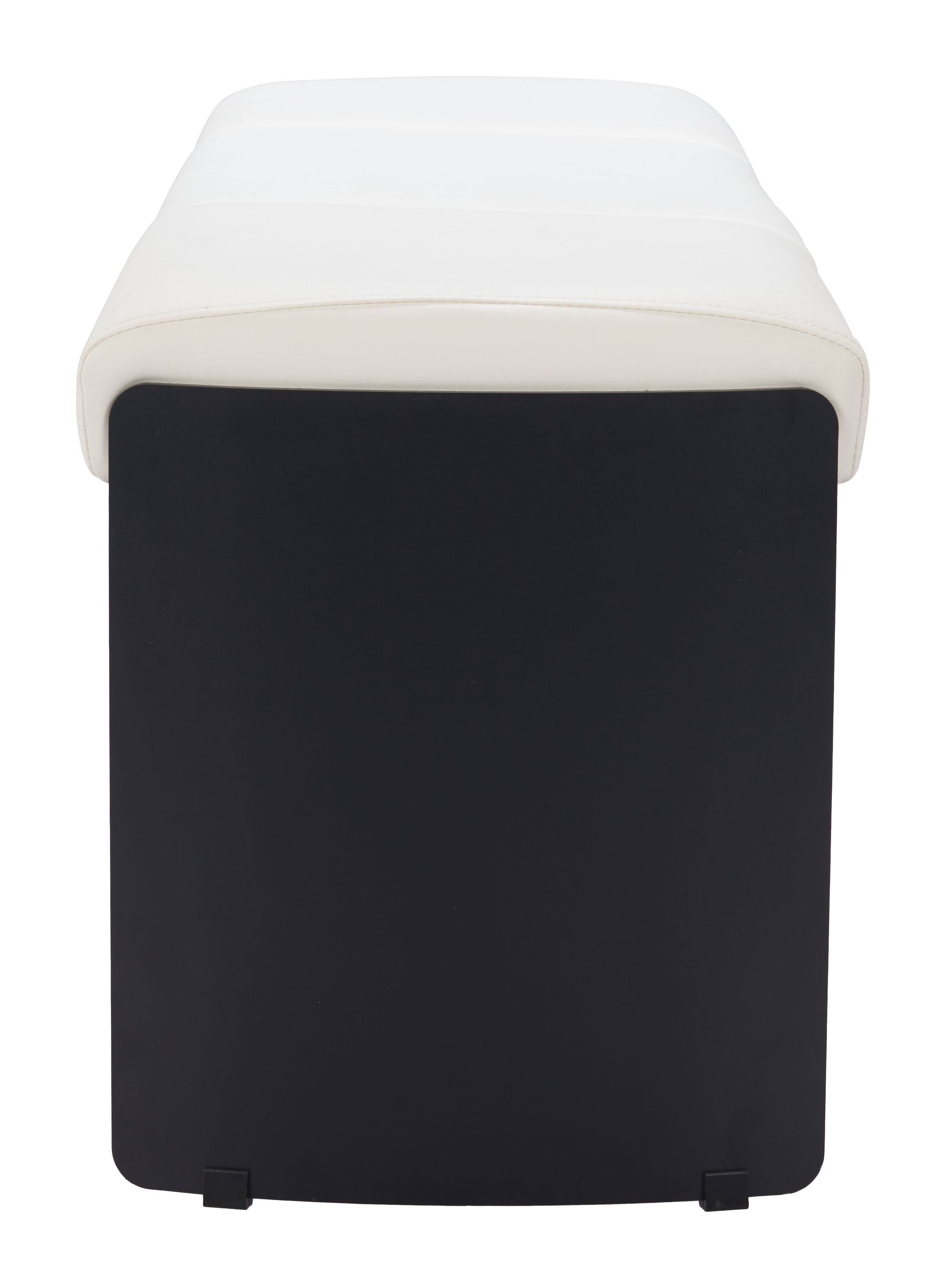 Back. Hivvago - Mur Bench White - White.