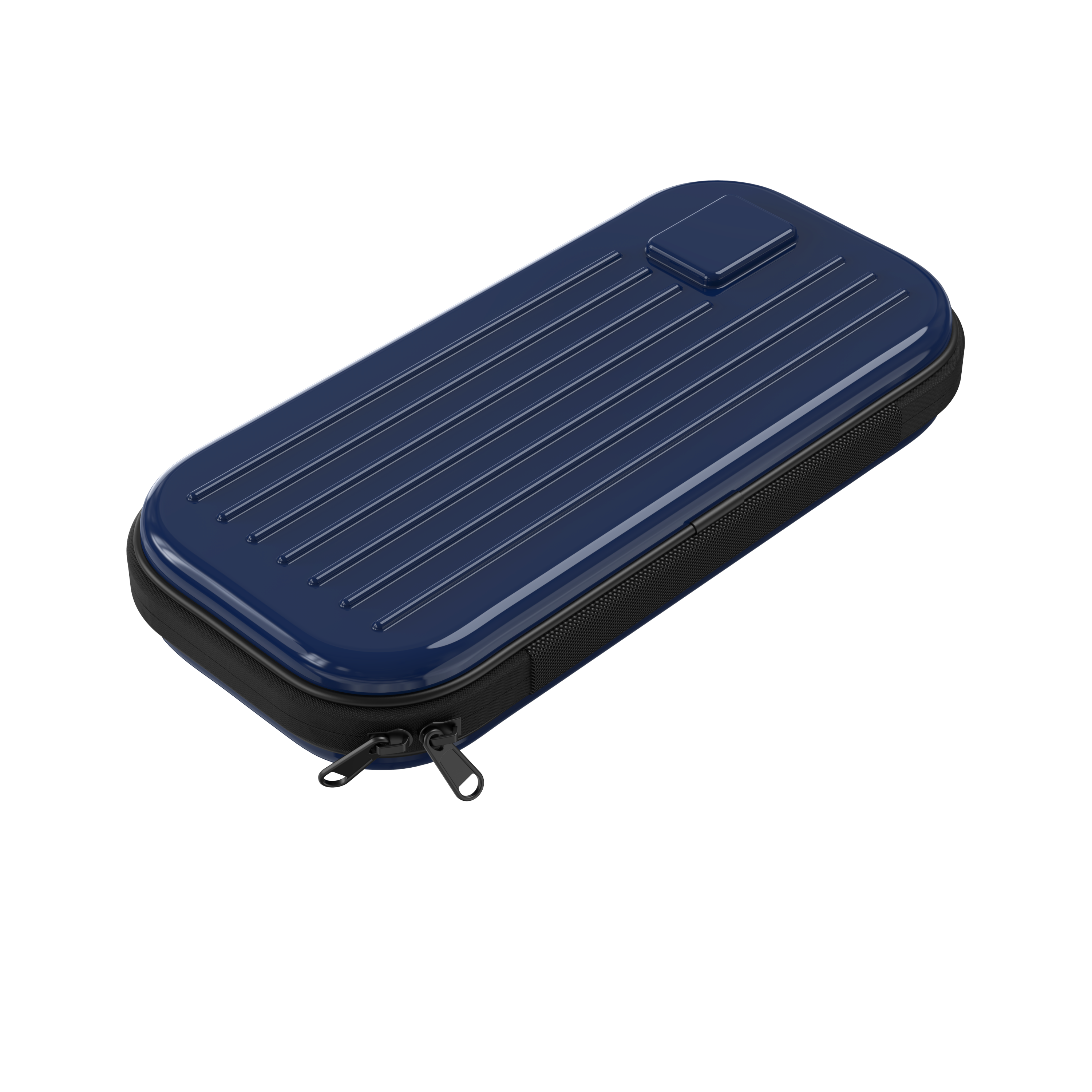 Left. Biogenik - Protective Hard Shell Travel Case for Nintendo Switch 2 - Blue.