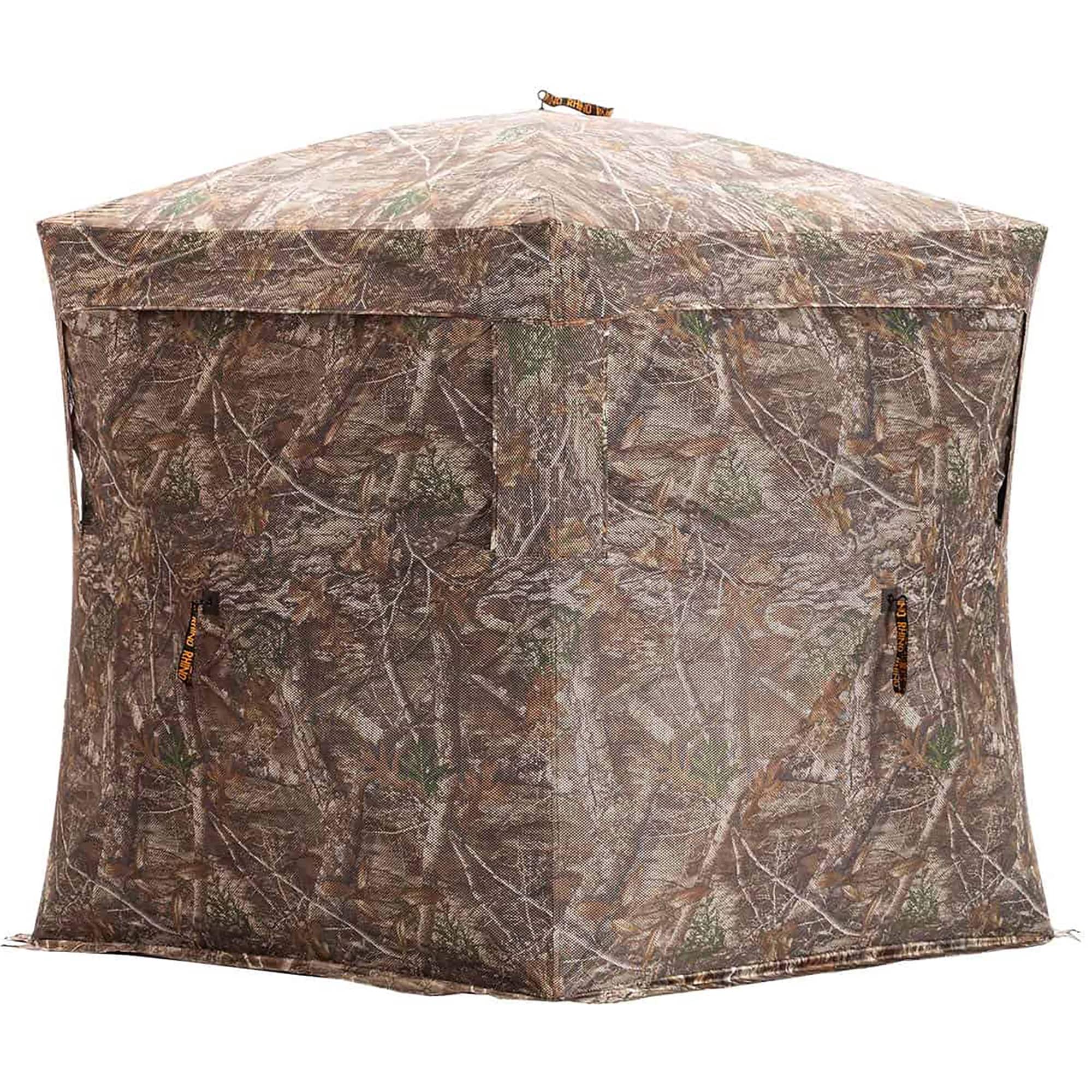 Rhino - 180 Hunting See-Through Blind with Double Mesh - Realtree Edge