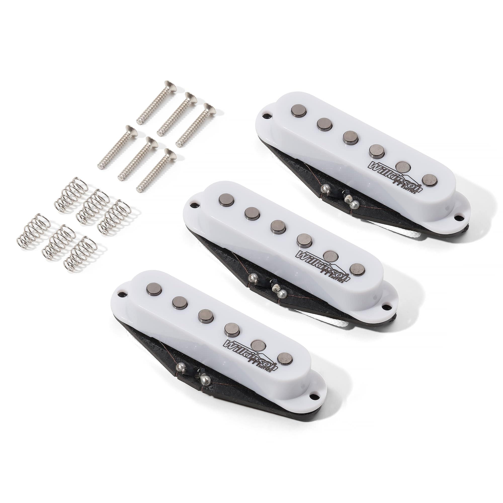Dazzling Pops - Wilkinson Guitar Parts Alnico 5 Single Coil Pickup For Telecaster Neck&bridge Pickups Set Replaceable Tl - WOVAS White