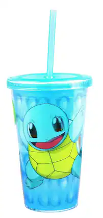 Front. Pokémon - Pokemon Squirtle 18oz Carnival Cup - Blue.