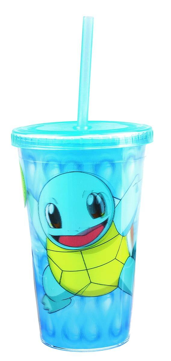 Front. Pokémon - Pokemon Squirtle 18oz Carnival Cup - Blue.
