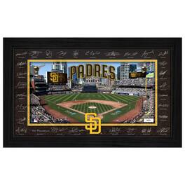 Highland Mint - San Diego Padres 12" x 20" 2026 Signature Field Photograph - Facsimile Signatures - Multicolor