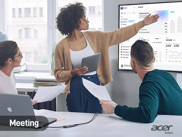 Dain Analyve Total Overview Jern 29% 34% a% te % 367 12,546 6,345 4,760 - Meeting acer Gadget