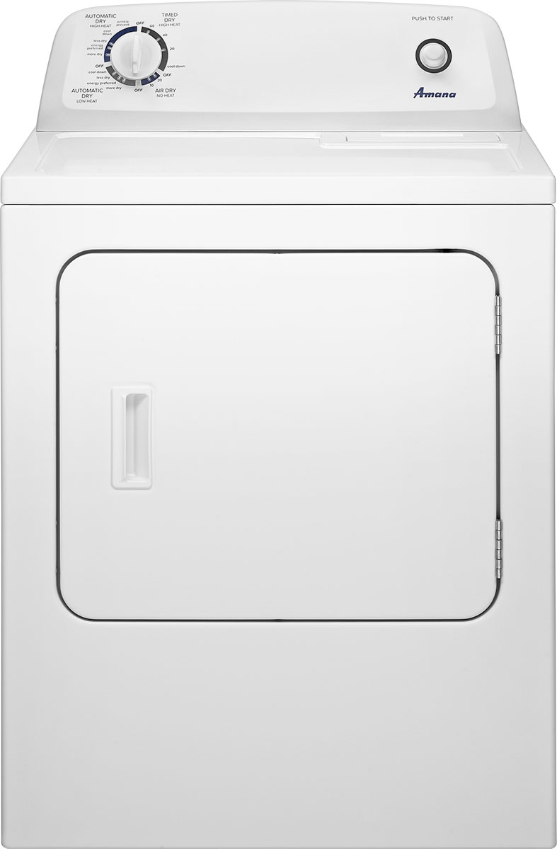Amana Amana - 6.5 Cu. Ft. Electric Dryer with Automatic Dryness Control - White 0
