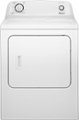 Front Zoom. Amana - 6.5 Cu. Ft. Electric Dryer with Automatic Dryness Control - White.